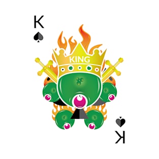 Poison Fire King of spade T-Shirt