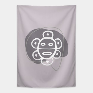 Taino Sun in Lilac Grey Tapestry