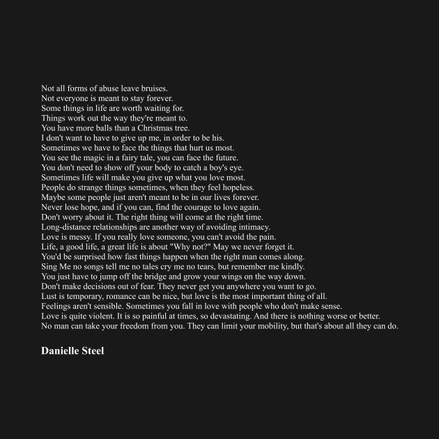 Danielle Steel Quotes by qqqueiru