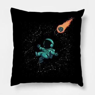 Astronaut in space Pillow