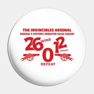 The Invincibles Arsenal Pin