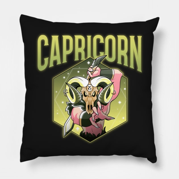 Capricorn Pillow by Studio-Sy