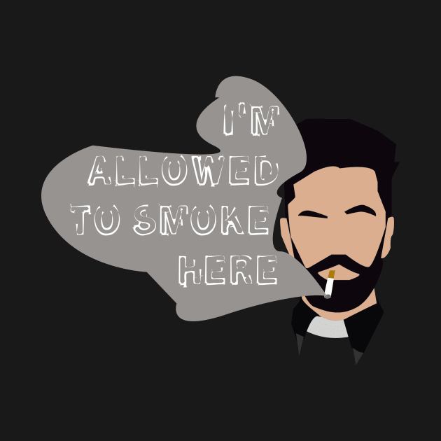 I'm allowed to smoke in here. Jesse Custer by HeardUWereDead