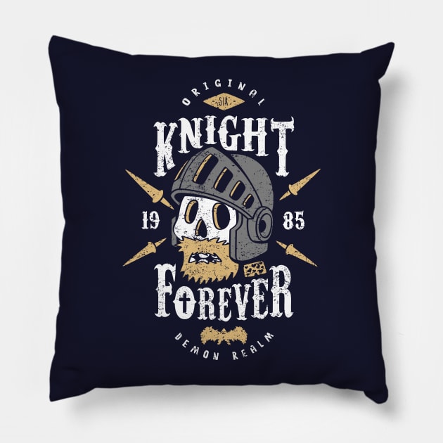 Knight Forever Pillow by Olipop