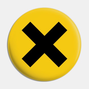 Irritant Hazard Symbol Pin