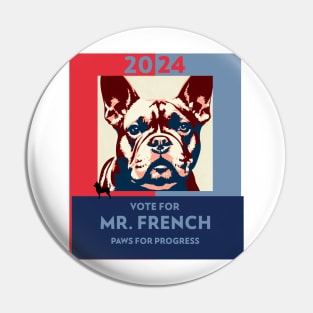 Pet lover french bulldog campaign tee Pin