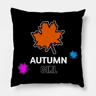 Autumn Girls Pillow