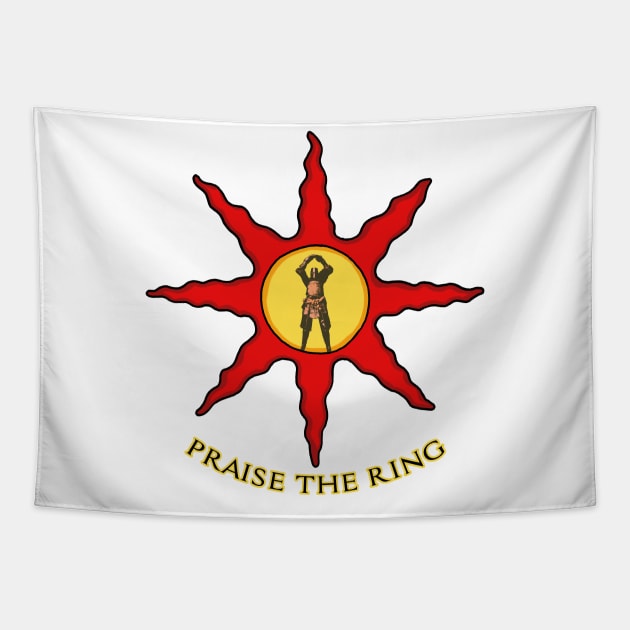 Elden Ring-Praise the Ring Tapestry by VicInFlight