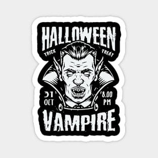 Retro Vampir Horror Magnet