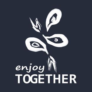 enjoy together, gold fish, goldfish T-Shirt