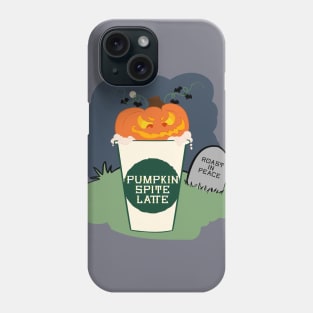 Funny Halloween Pumpkin Spite Latte Phone Case