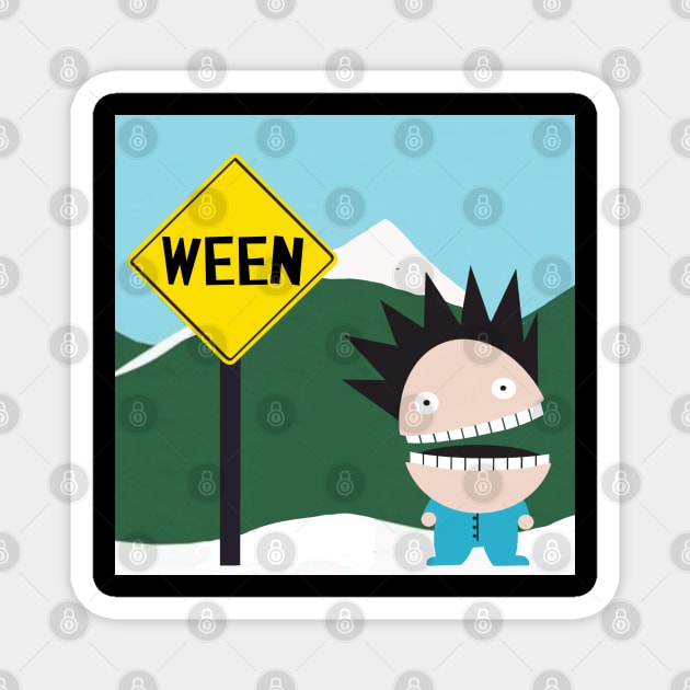 Ween Boogish In South Park Magnet by brooklynmpls