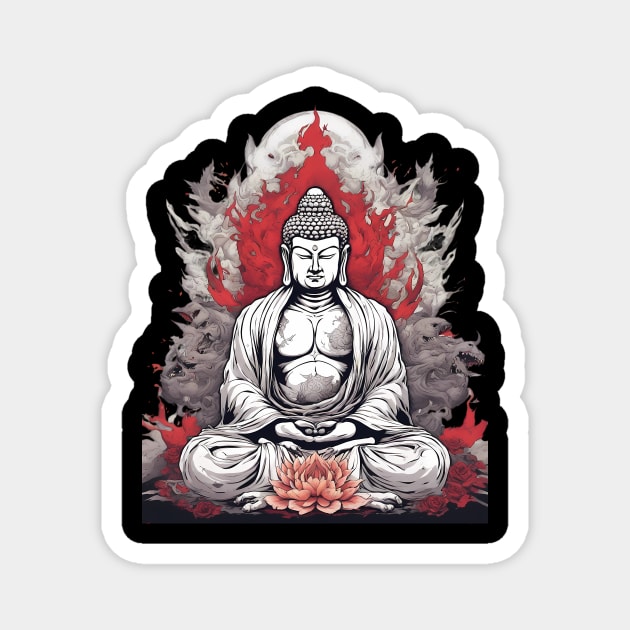 Buddha Statue Magnet by animegirlnft