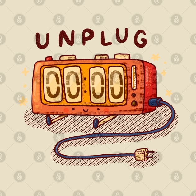 Unplug - Clock by Tania Tania