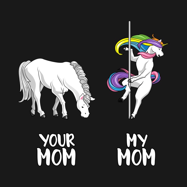 Your Mom my mom LGBT Unicorn rainbow flag LGBTQ lesbian by ELFEINHALB