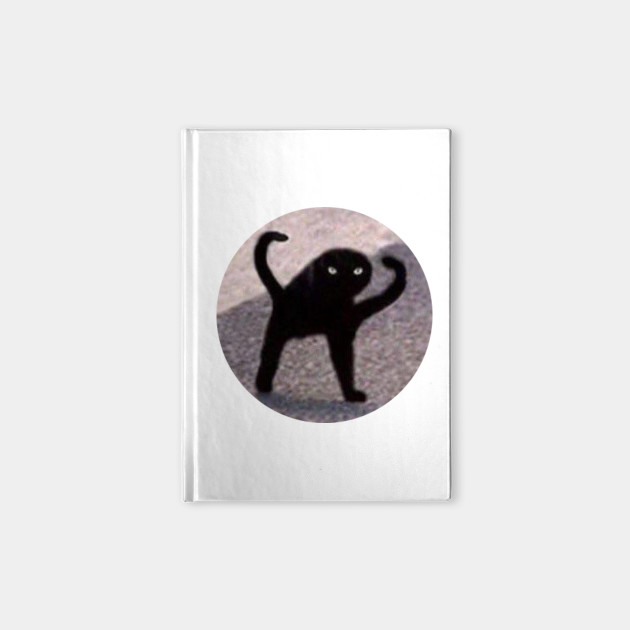 Cursed Black Cat Cursed Cat Notebook Teepublic