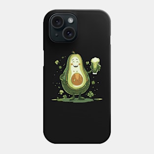 avocado St. Patricks celebration Phone Case