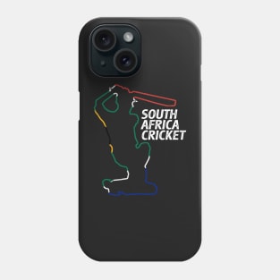 South African Cricket & Flag Phone Case