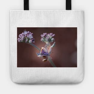 Butterfly on flowers Tote