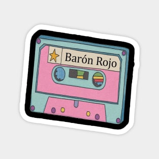 Vintage Cassette Tape Barón Rojo Magnet