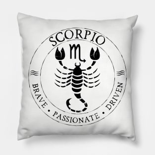 Scorpio Zodiac Birthday Star Sign Zodiac Gift Pillow