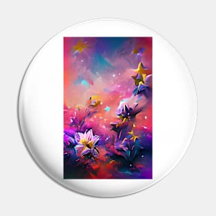 Star Flowers Pin