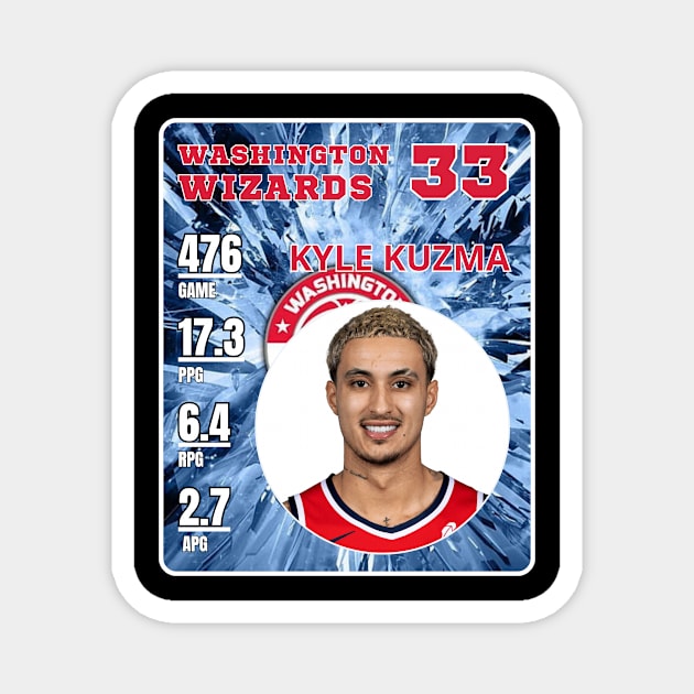 Kyle Kuzma Magnet by JANATZY