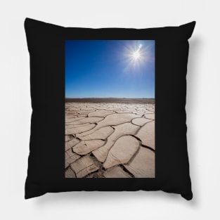 Cracked earth Pillow