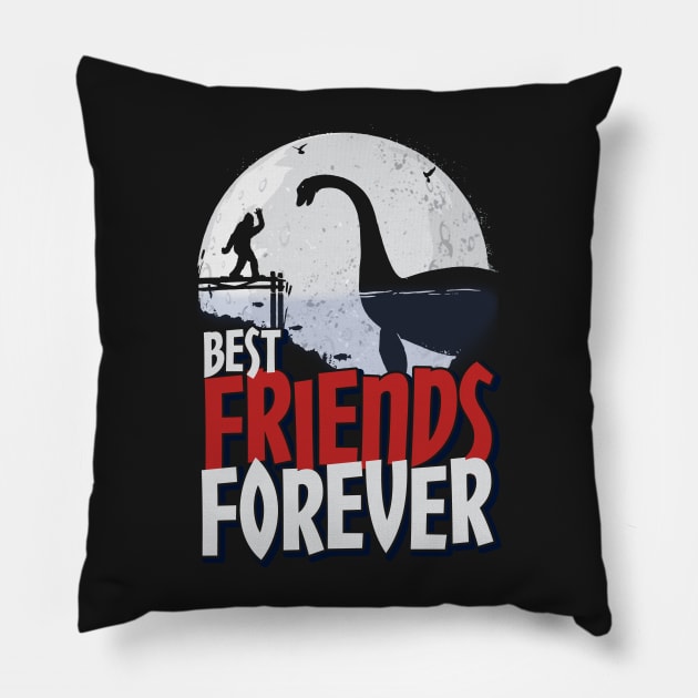 Best Friends Forever Pillow by SolarFlare