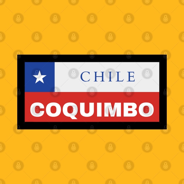 Coquimbo City in Chilean Flag by aybe7elf