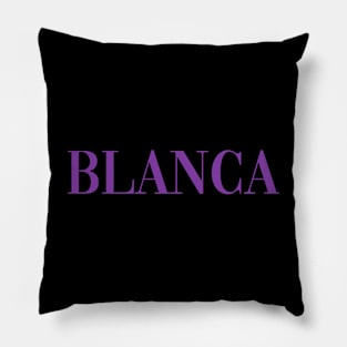 Blanca - Pose - Purple Pillow