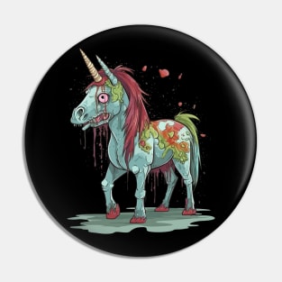 Zombie Unicorn Pin