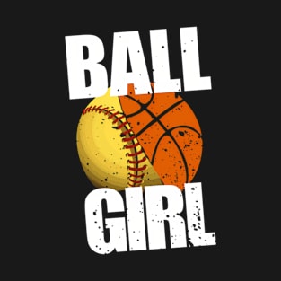 Softball Basketball T-Shirt