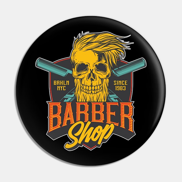 Barber Shop Pin by ShirtyLife