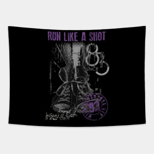 Run Like A Shoot Tapestry