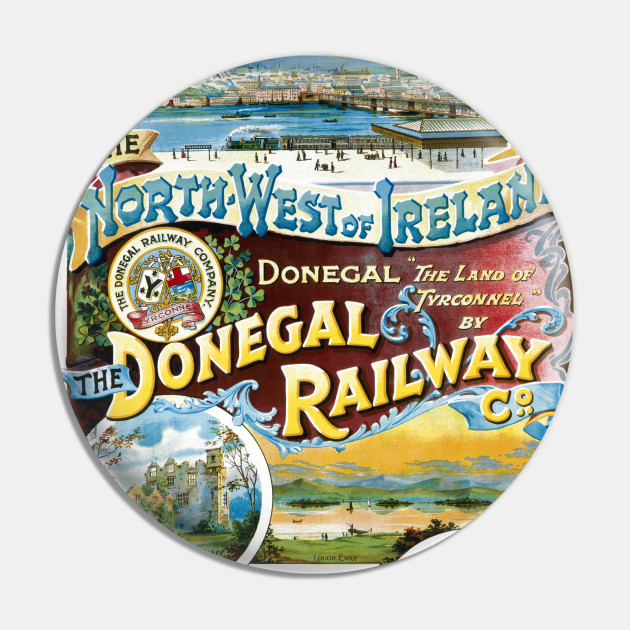 Vintage Travel Poster Ireland The North-West of Ireland Donegal