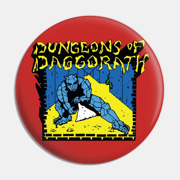 Dungeons of Daggorath T-Shirt Pin by The Basement Podcast