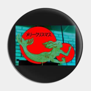 Christmas Mermaid - Japanese Pin