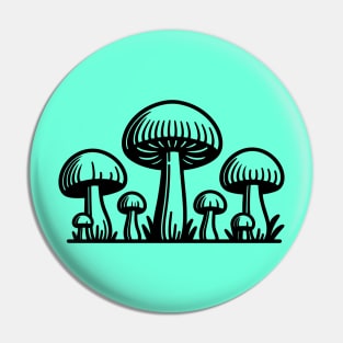 Mushrooms Pin