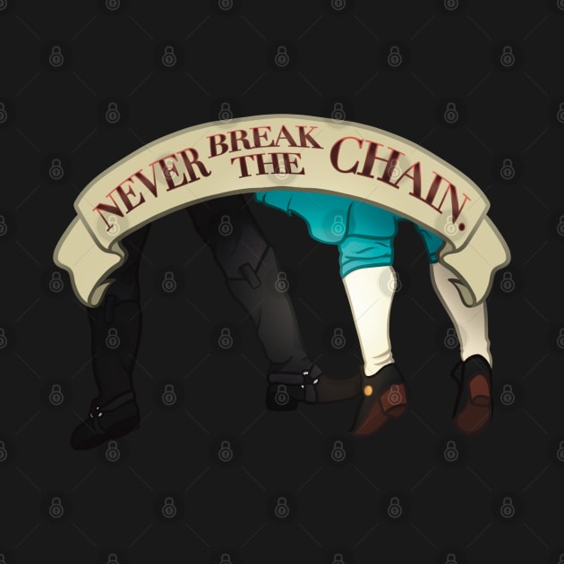 Blackbeard and Stede: Never Break the Chain by Lamepixie