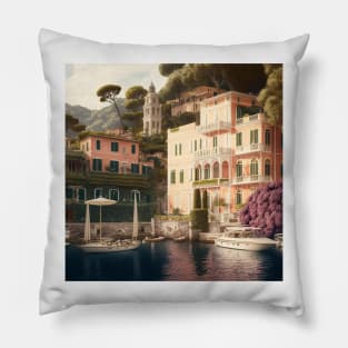 Portofino on the Ligurian Sea II Pillow