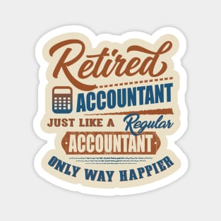 Retired Accountant Magnet