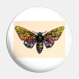 Death Head Moth Pin