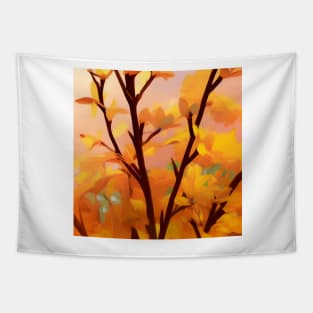 Forsythia in Bloom Tapestry