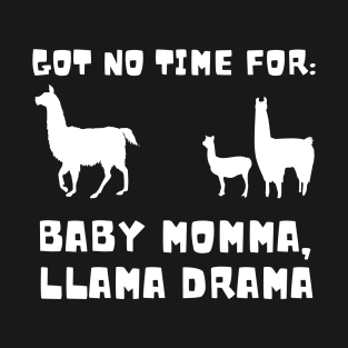 Baby Mama Llama Drama 01a T-Shirt