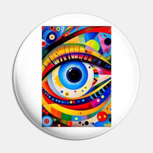 Eyes of Enchantment: Beautiful Eye Design Pin