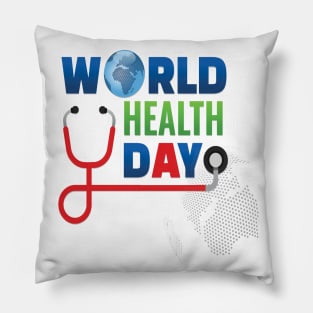 world health day Pillow