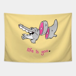 life is goo. Tapestry