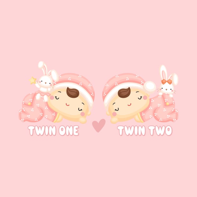 Twin baby girls by KOTOdesign