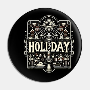 Holiday Elegance in Gold xmas time Pin